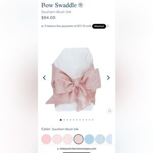 TBBC Pink Blush Silk Swaddle